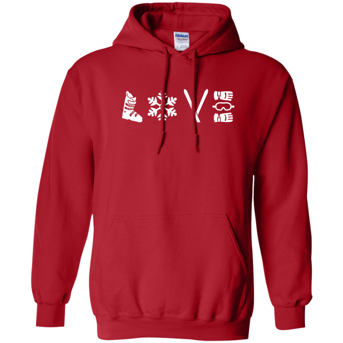 Love Ski Pullover Hoodies - Powderaddicts