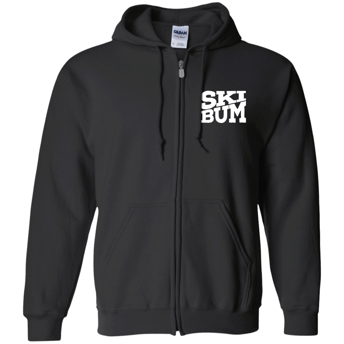 Ski Bum Zip Up Hooded Sweatshirt - Powderaddicts