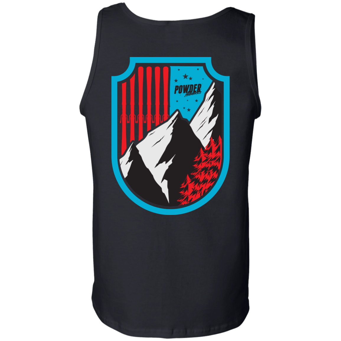 Ski Flag Tank Tops - Powderaddicts