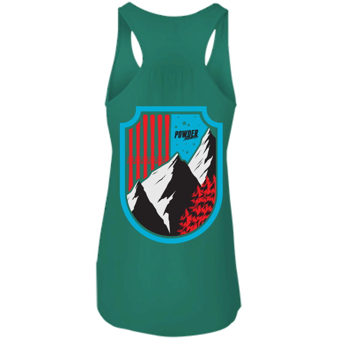 Ski Flag Tank Tops - Powderaddicts