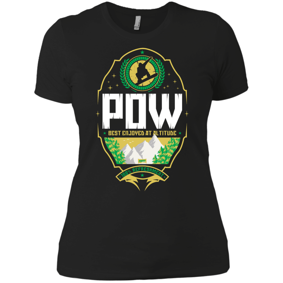 Pow Snowboard Tees - Powderaddicts