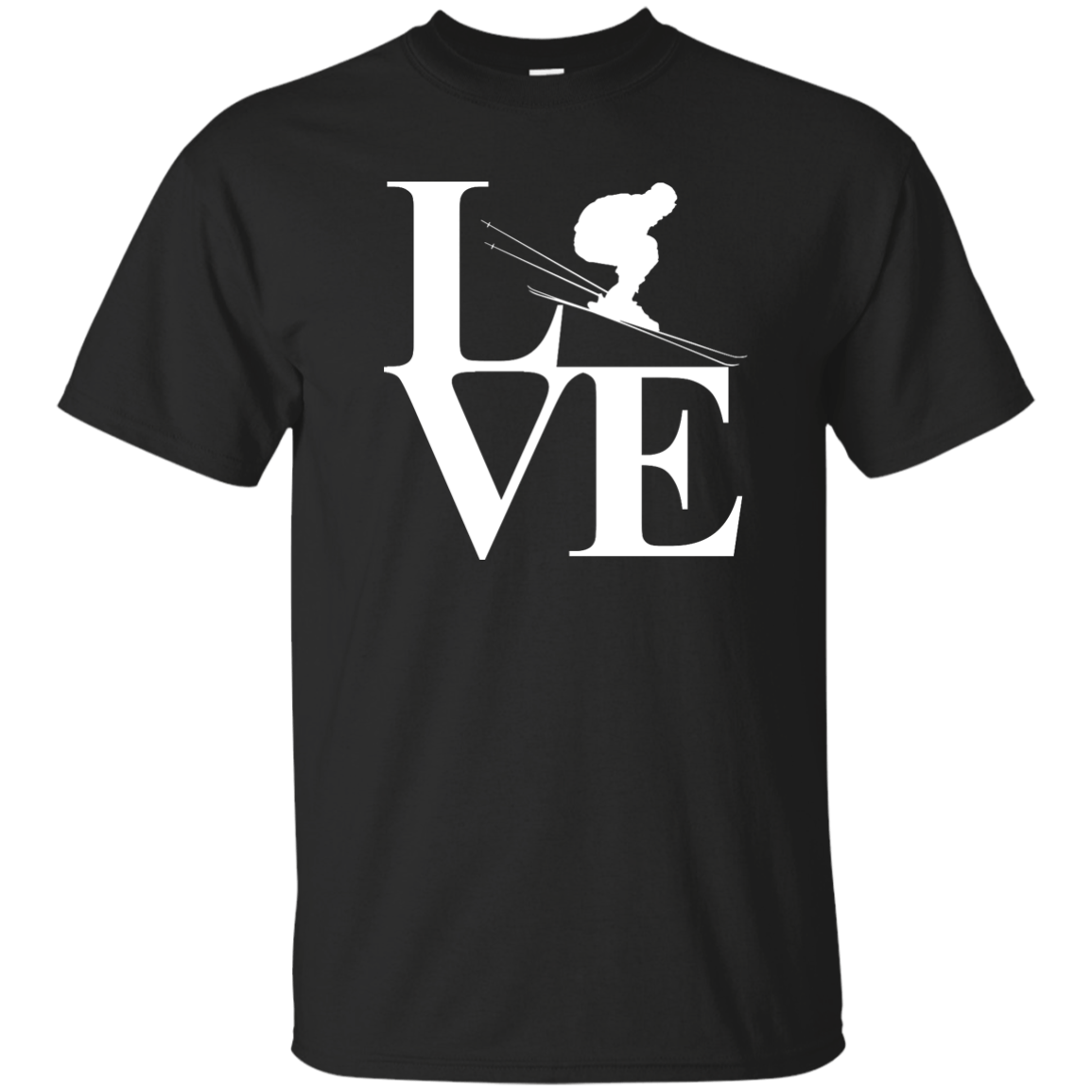 L.O.V.E. Skiing Tees - Powderaddicts
