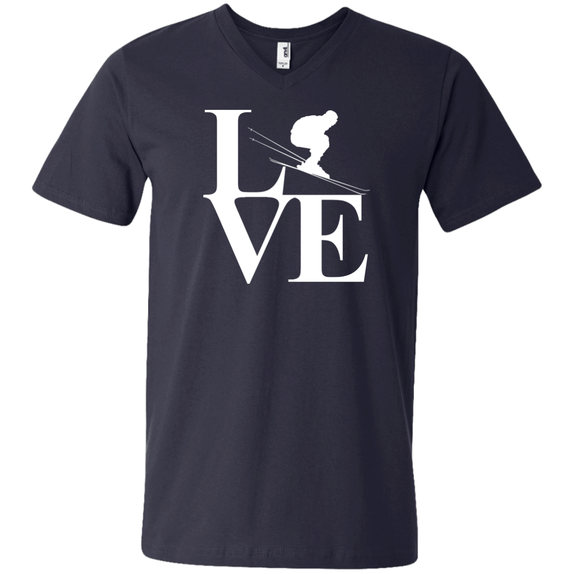 L.O.V.E. Skiing Tees - Powderaddicts