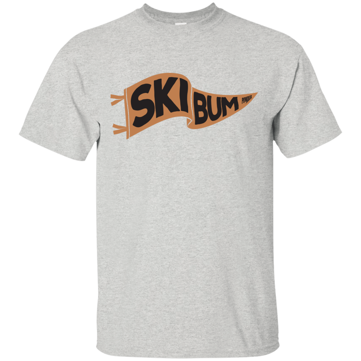 Ski Bum Men's Tees and V-Neck - Powderaddicts