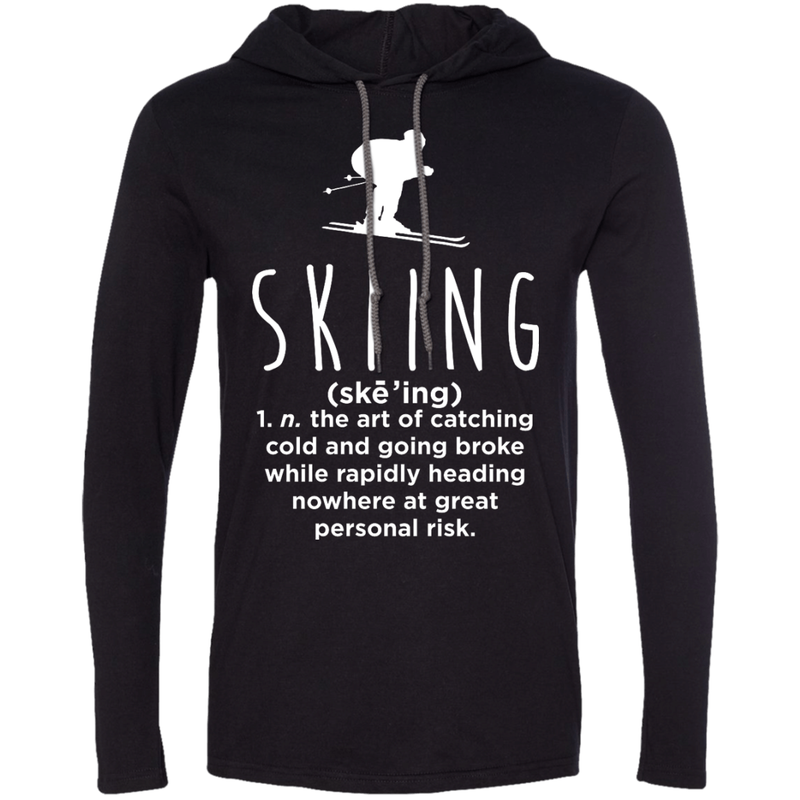 Skiing Definition Hoodies - Powderaddicts