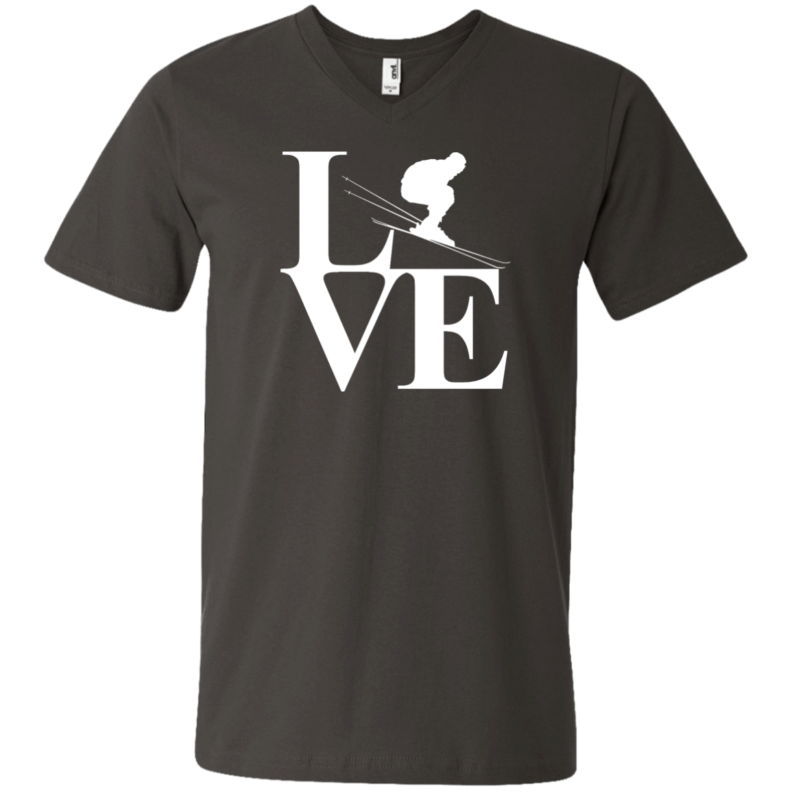 L.O.V.E. Skiing Tees - Powderaddicts
