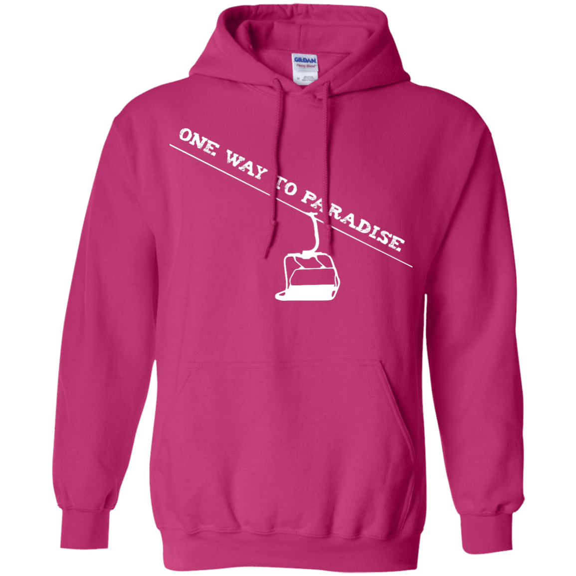 One Way To Paradise Hoodies - Powderaddicts
