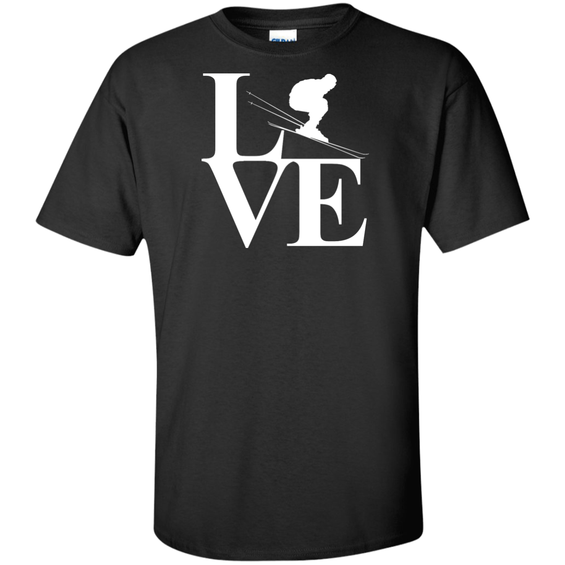L.O.V.E. Skiing Tees - Powderaddicts