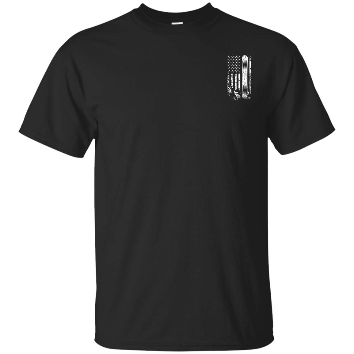 USA Snowboard Flag Tees - Powderaddicts