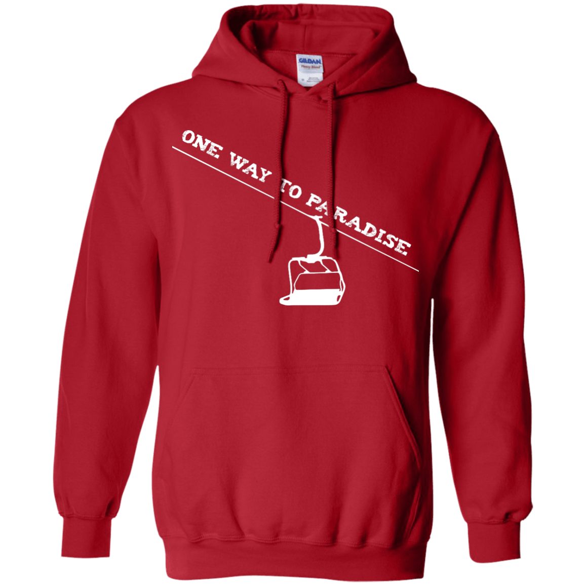 One Way To Paradise Hoodies - Powderaddicts
