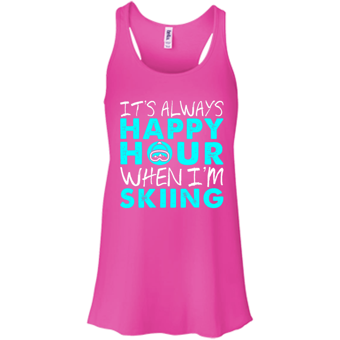 It's Always Happy Hour When I'm Skiing Tank Tops - Powderaddicts