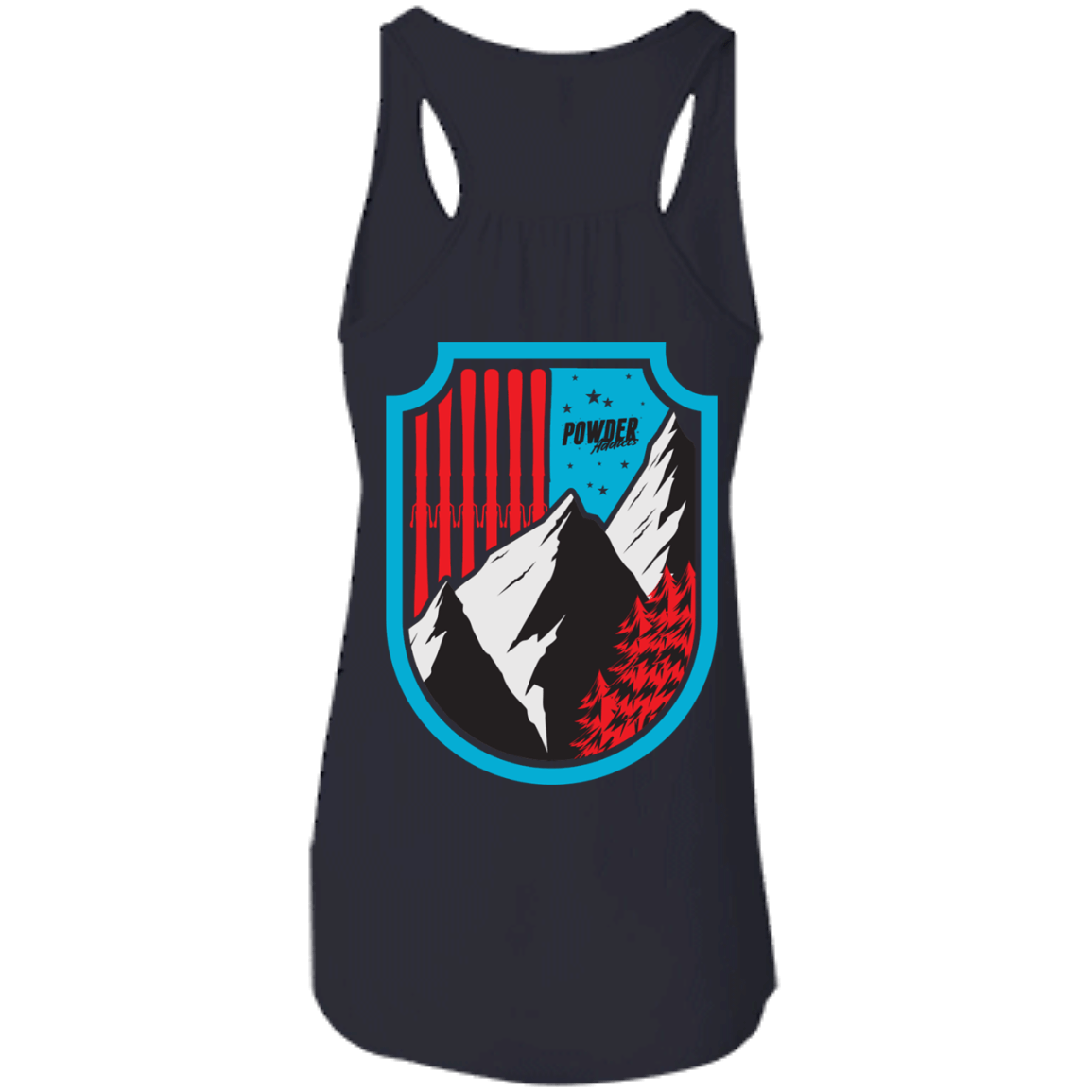 Ski Flag Tank Tops - Powderaddicts