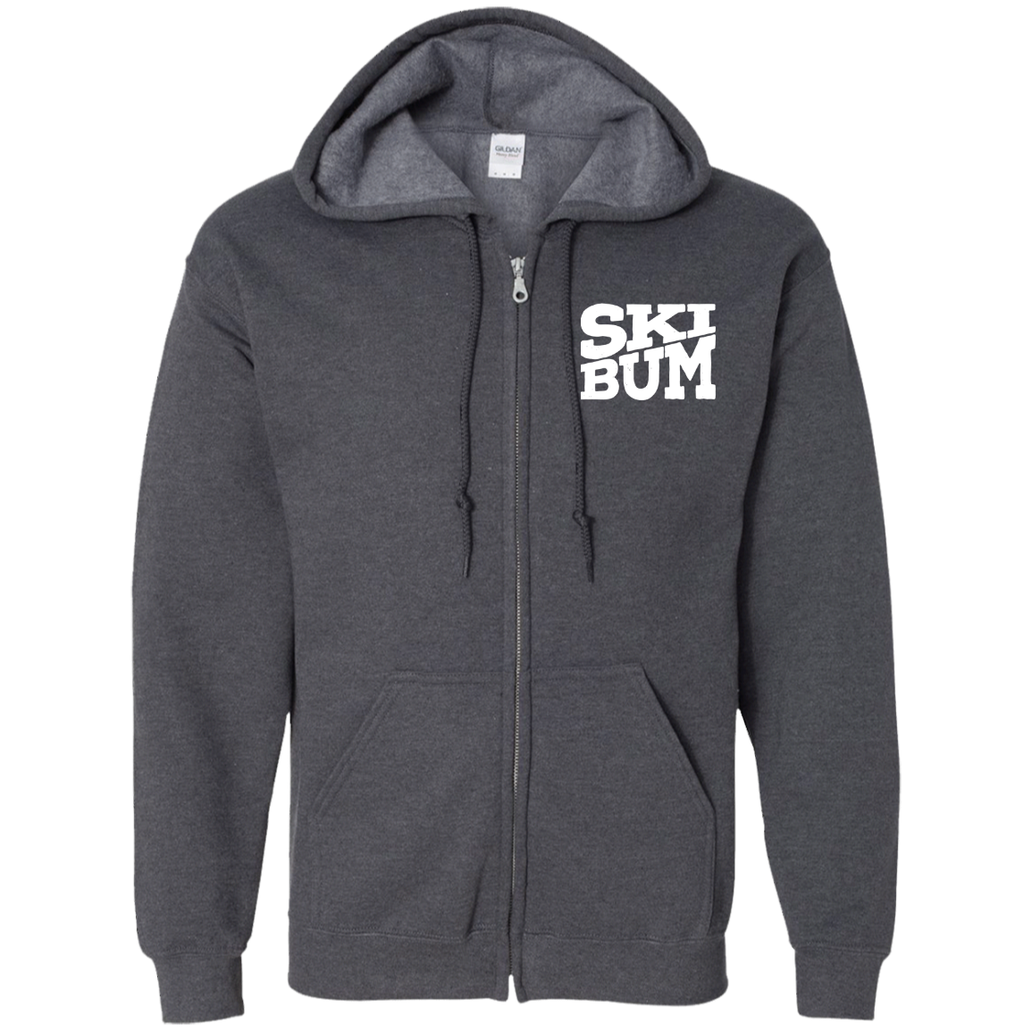 Ski Bum Zip Up Hooded Sweatshirt - Powderaddicts