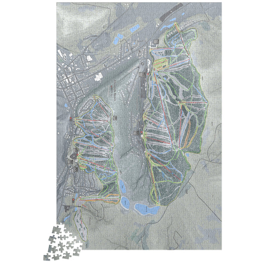 Holiday Valley Combo, New York Ski Trail Map