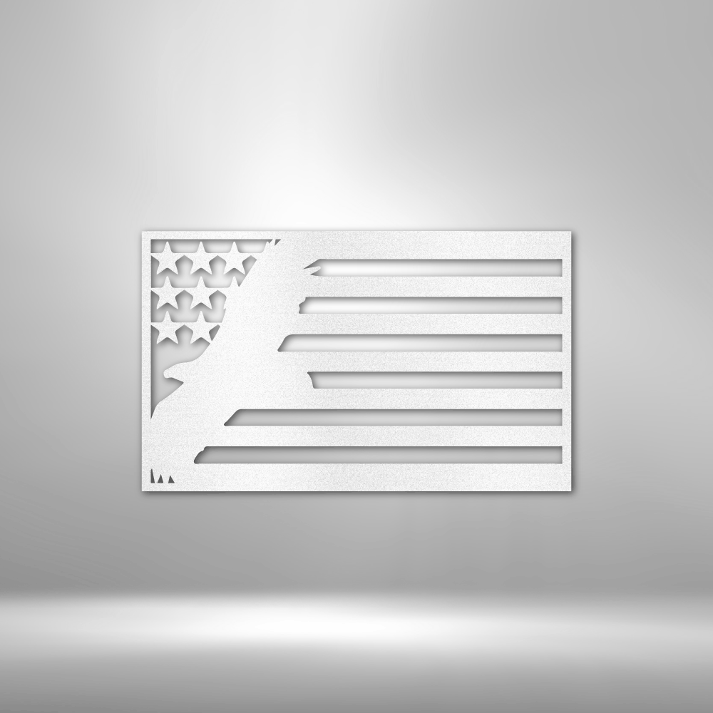 USA Eagle - Steel Sign - Powderaddicts