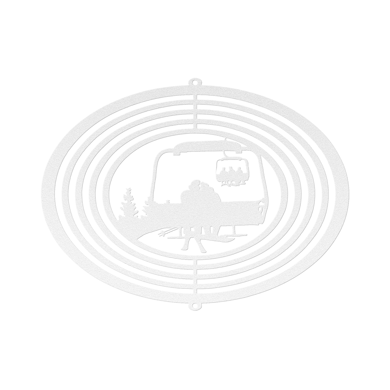 PERSONALIZED SKIING Snowboarding Man, Skiing Woman Couple Wind Spinner- MADE IN THE USA 🇺🇸