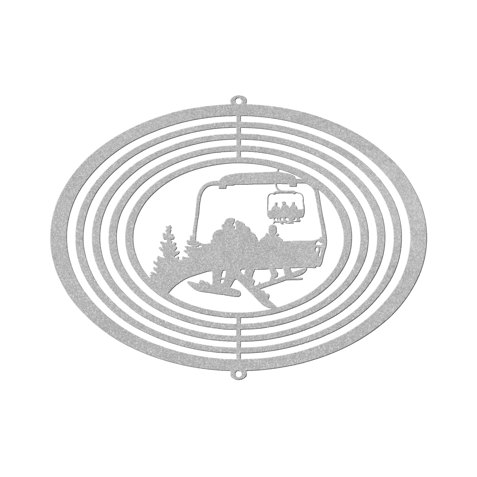 PERSONALIZED SNOWBOARDING FAMILY WIND SPINNER - 2 Snowboarding PARENTS, 1 Snowboarding CHILD - MADE IN THE USA 🇺🇸