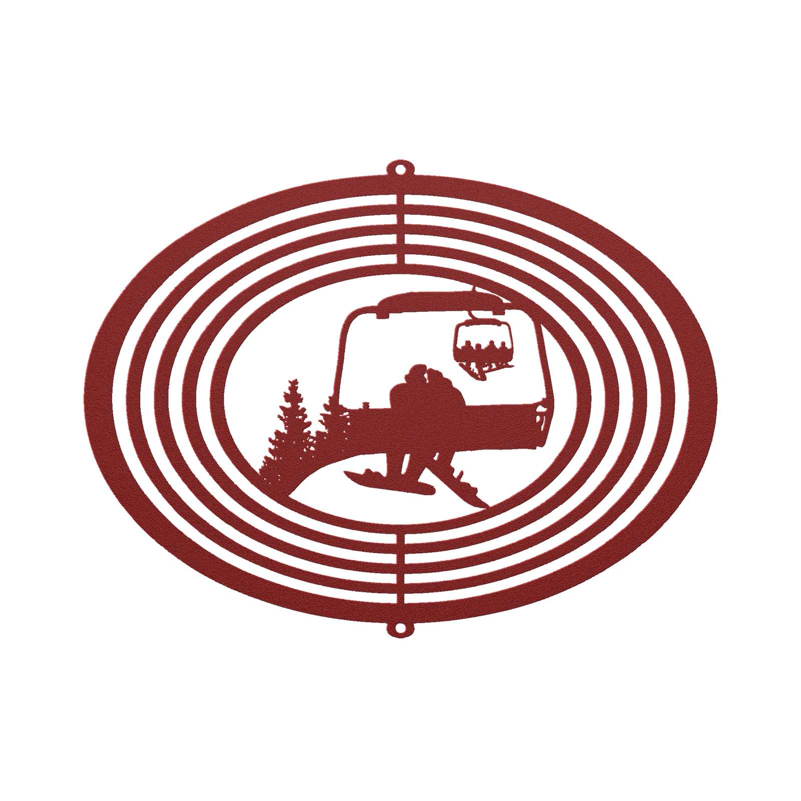 PERSONALIZED Snowboarding Couple Wind Spinner- MADE IN THE USA 🇺🇸