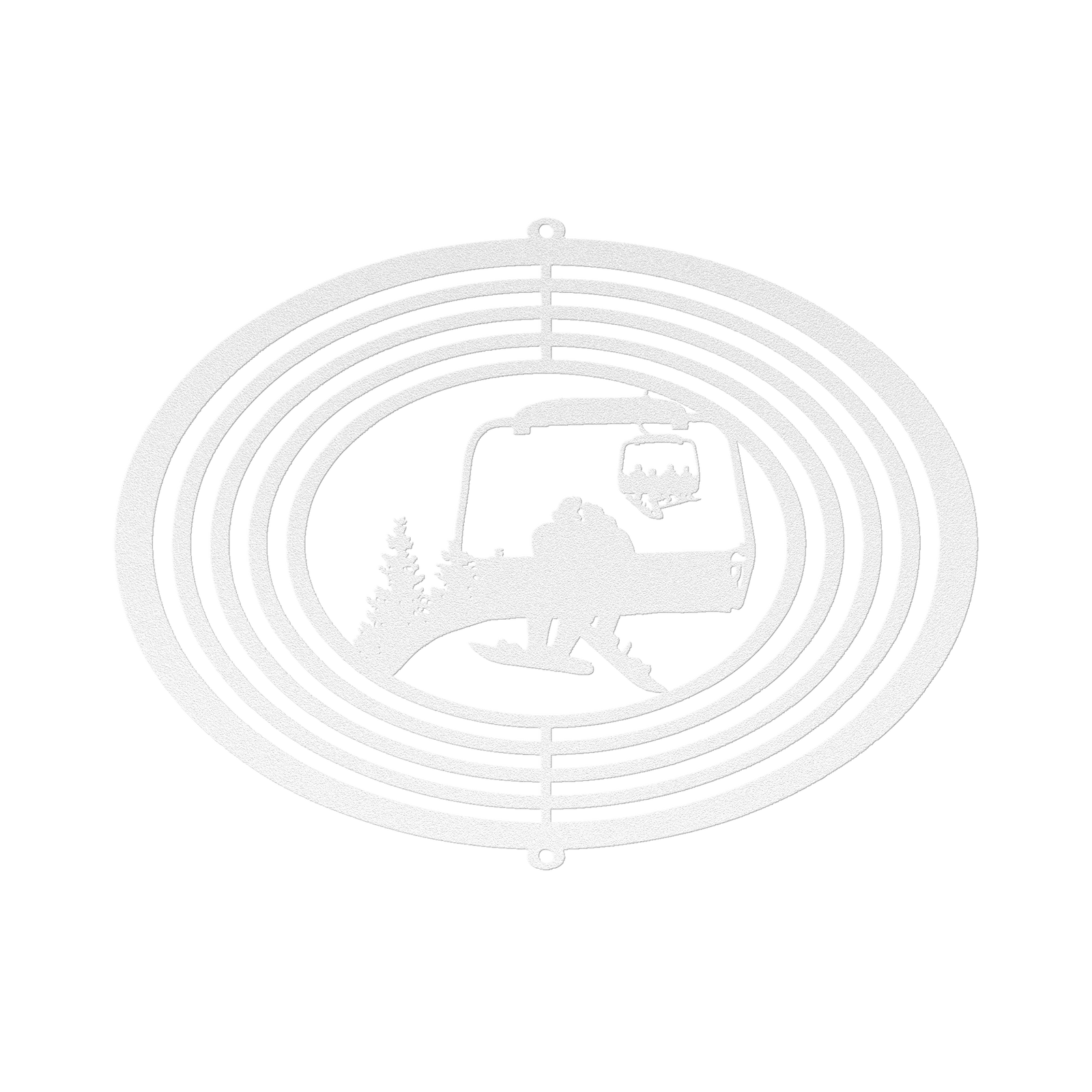 PERSONALIZED Snowboarding Couple Wind Spinner- MADE IN THE USA 🇺🇸