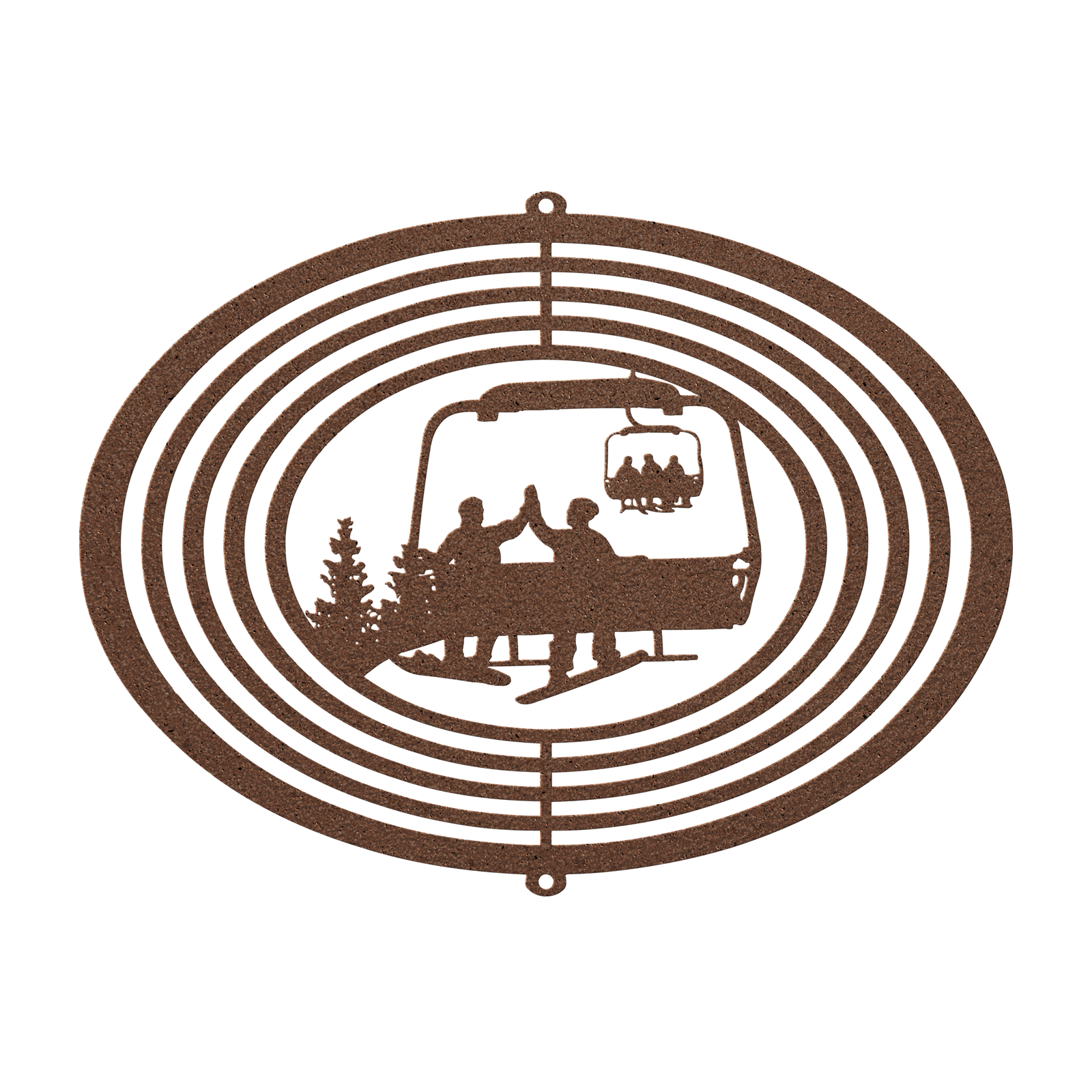 PERSONALIZED WIND SPINNER - 2 SNOWBOARDING FRIENDS- MADE IN THE USA 🇺🇸