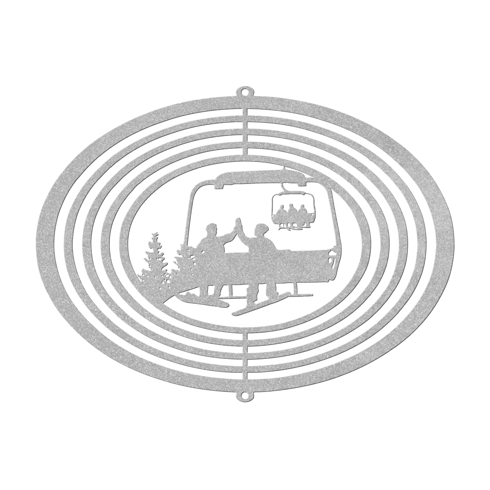 PERSONALIZED WIND SPINNER - 2 SNOWBOARDING FRIENDS- MADE IN THE USA 🇺🇸