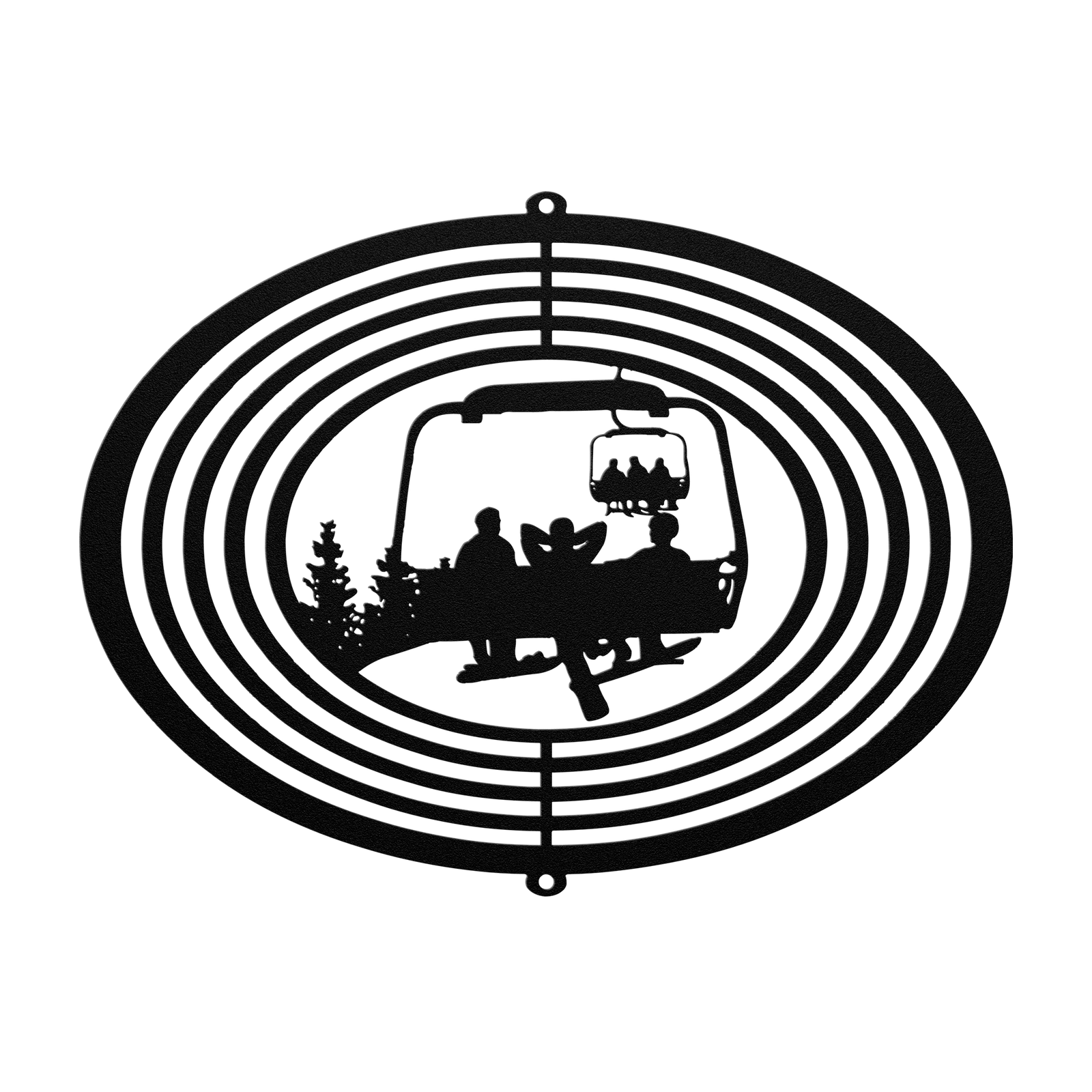 PERSONALIZED WIND SPINNER - 3 SNOWBOARDING FRIENDS- MADE IN THE USA 🇺🇸