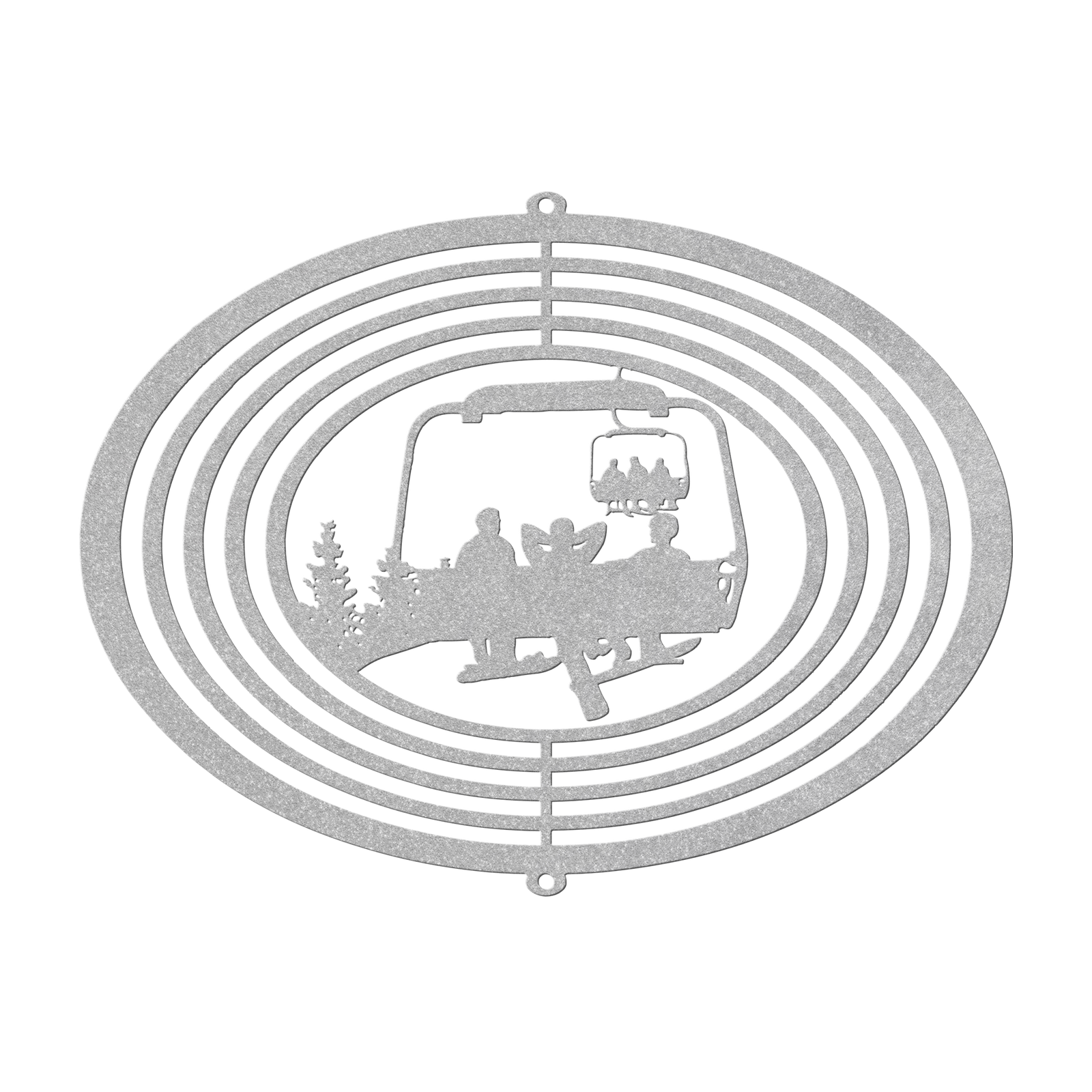 PERSONALIZED WIND SPINNER - 3 SNOWBOARDING FRIENDS- MADE IN THE USA 🇺🇸