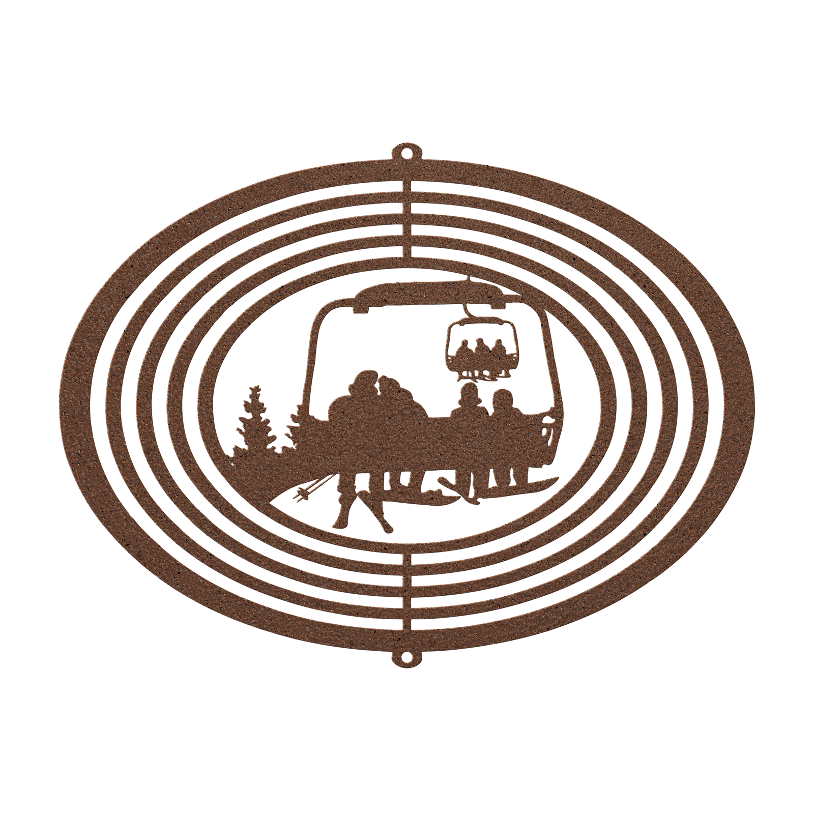 PERSONALIZED WIND SPINNER - SKIING DAD, SNOWBOARDING MOM AND 2 SNOWBOARDING CHILDREN- MADE IN THE USA 🇺🇸