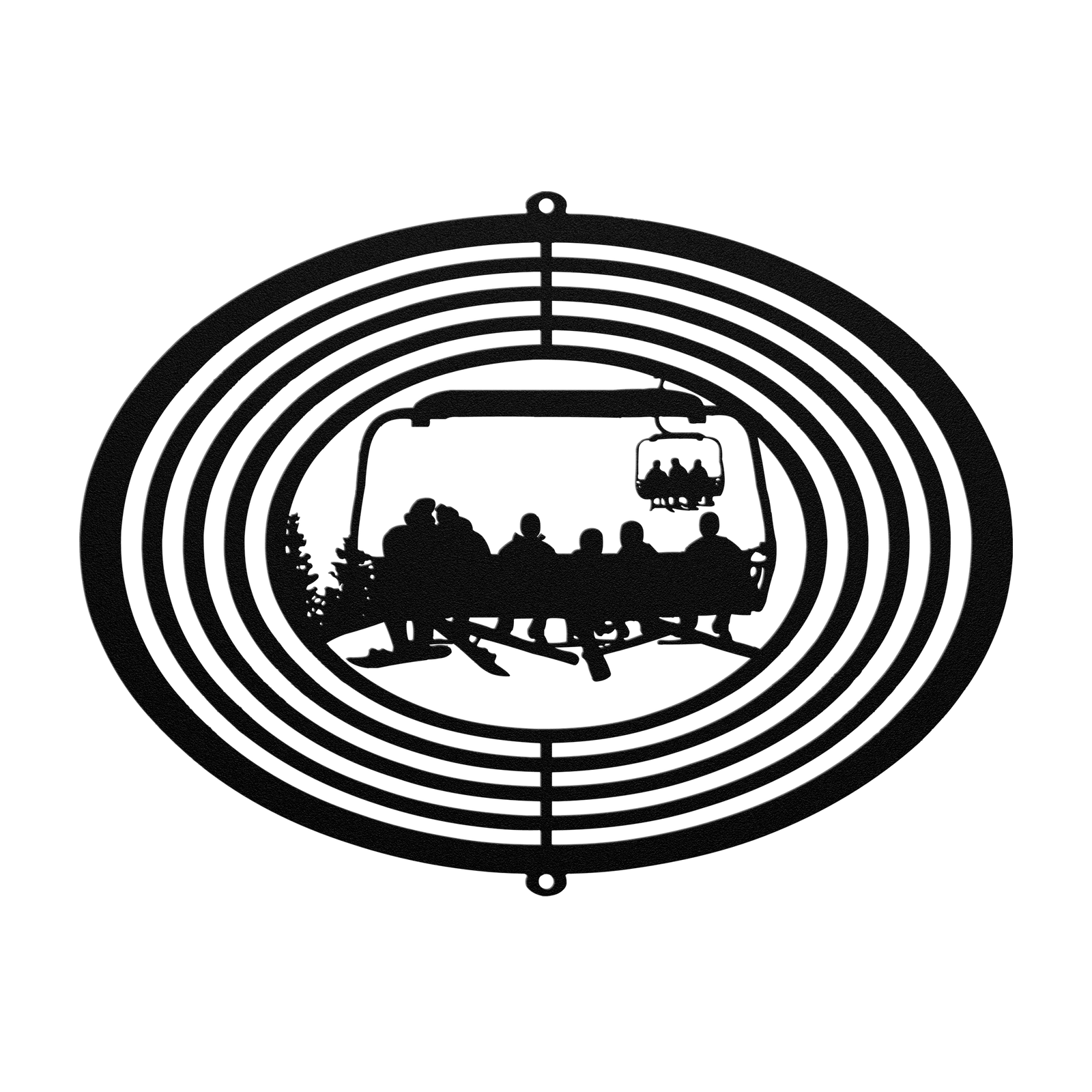 PERSONALIZED WIND SPINNER - SNOWBOARDING MOM, SNOWBOARDING DAD, AND 4 SNOWBOARDING CHILDREN - MADE IN THE USA 🇺🇸