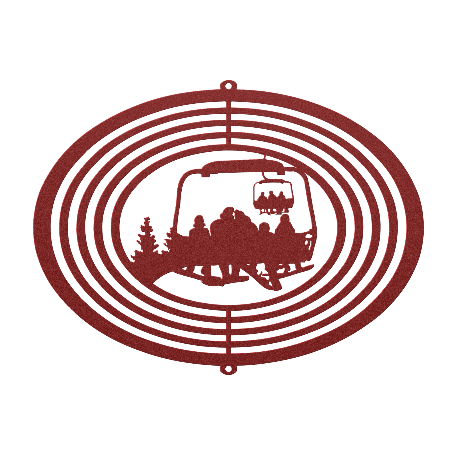 PERSONALIZED WIND SPINNER - SNOWBOARDING Parents AND 3 SNOWBOARDING CHILDREN - MADE IN THE USA 🇺🇸