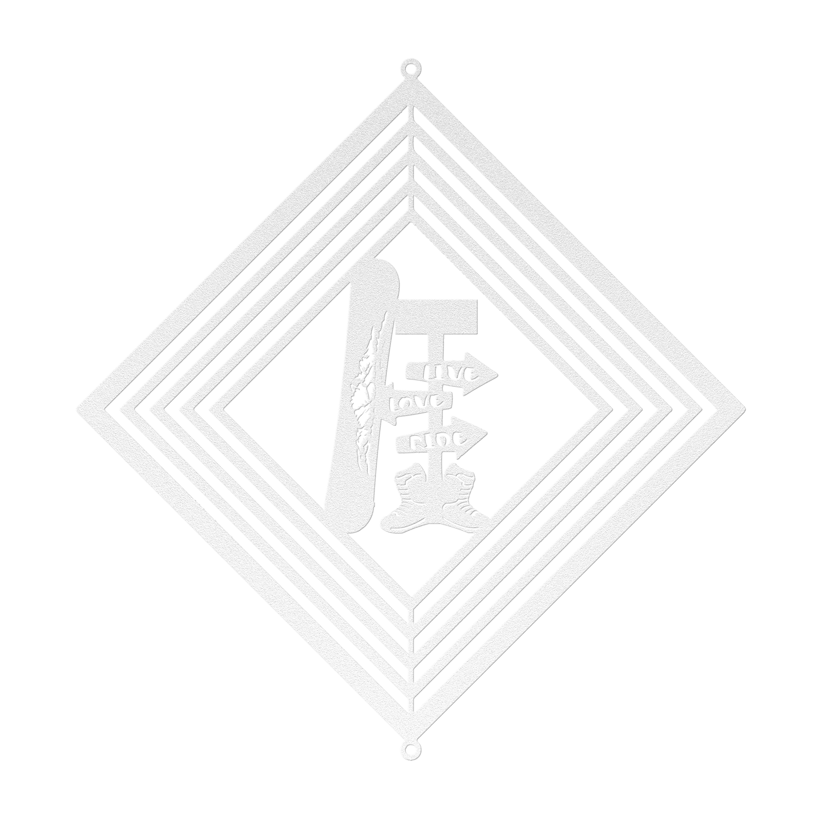 POWDER ADDICTS PERSONALIZED LIVE LOVE RIDE WIND SPINNER