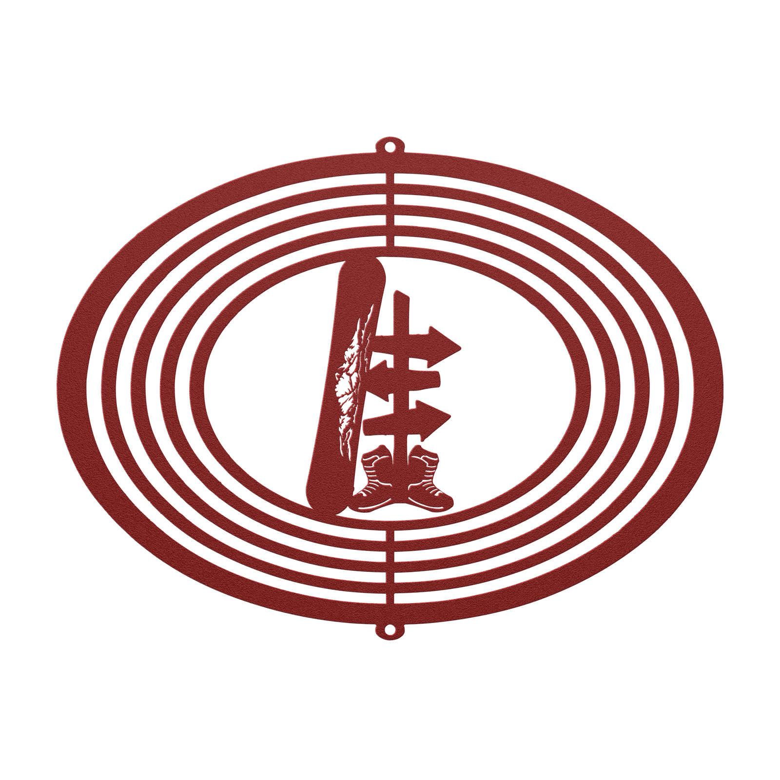 PERSONALIZED WIND SPINNER - SNOWBOARDING SIGN - Made in the USA 🇺🇸