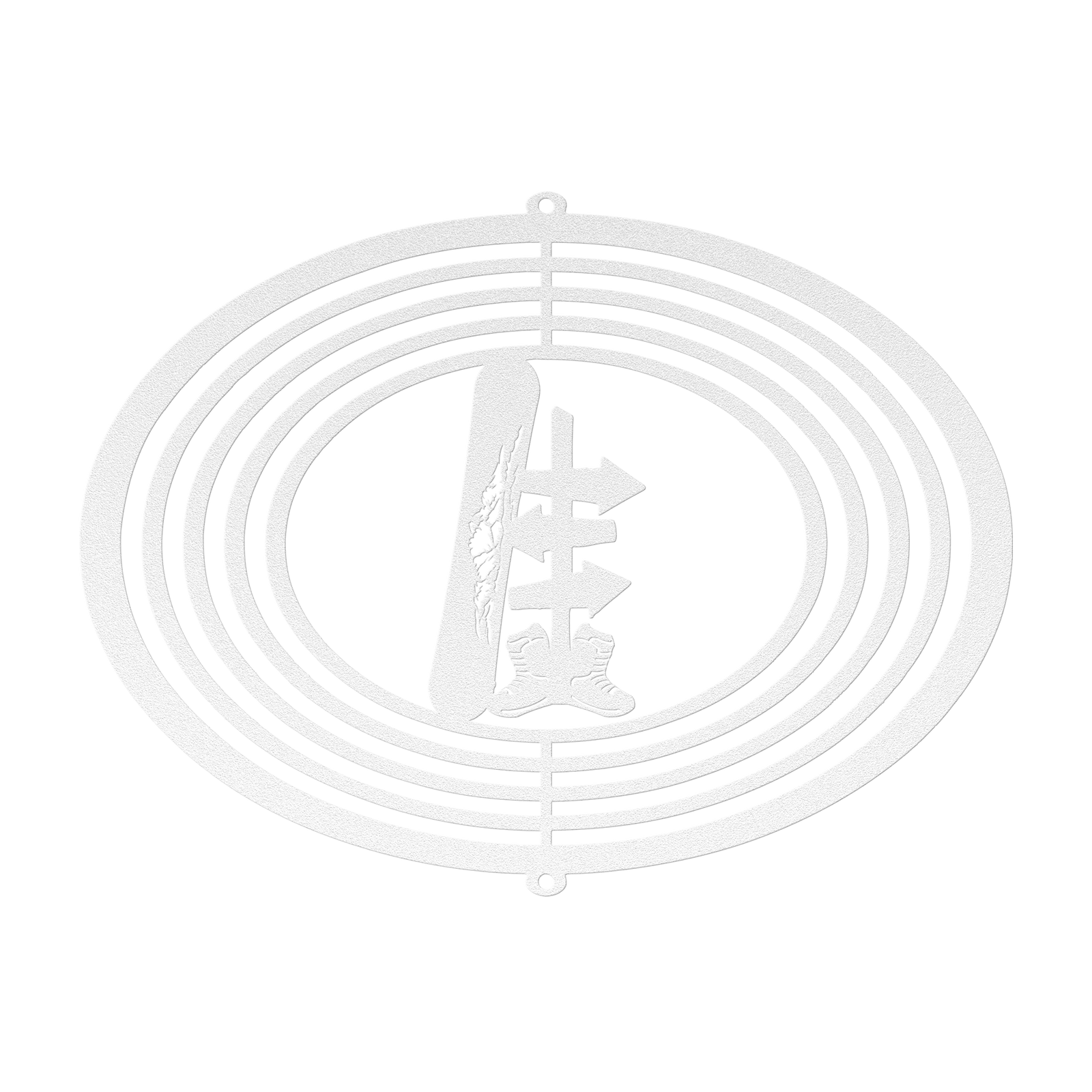 PERSONALIZED WIND SPINNER - SNOWBOARDING SIGN - Made in the USA 🇺🇸