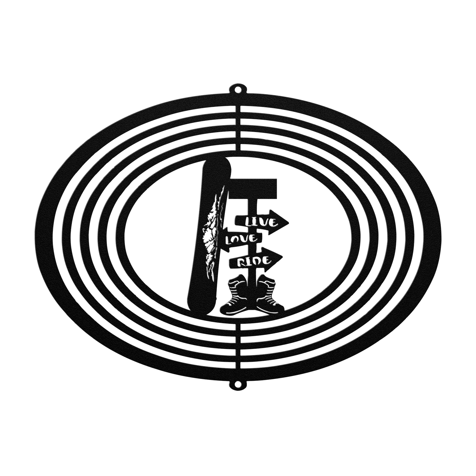 PERSONALIZED WIND SPINNER - Live Love Ride - Made in the USA 🇺🇸