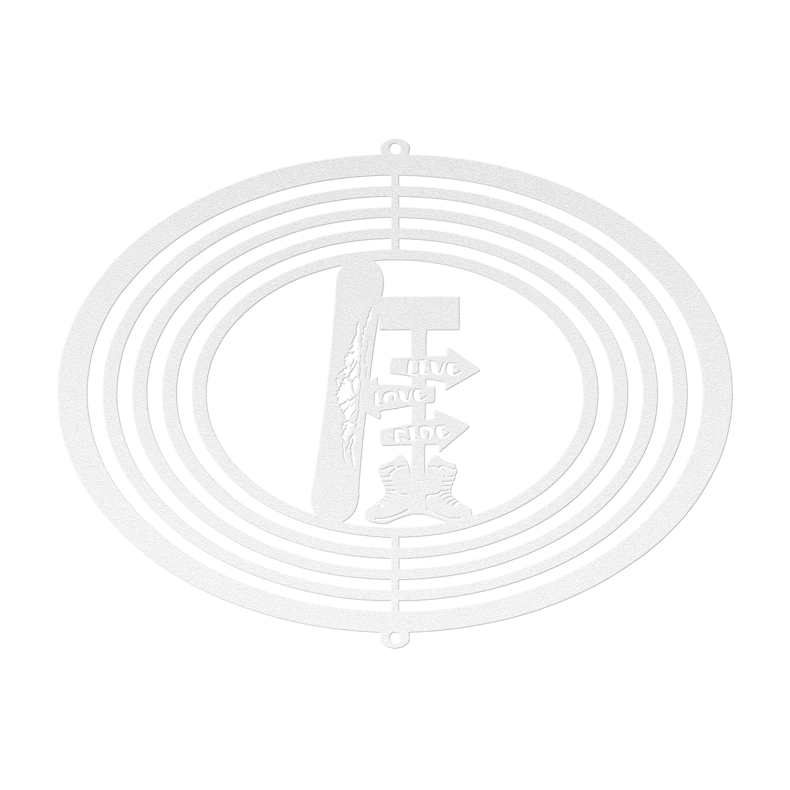 PERSONALIZED WIND SPINNER - Live Love Ride - Made in the USA 🇺🇸