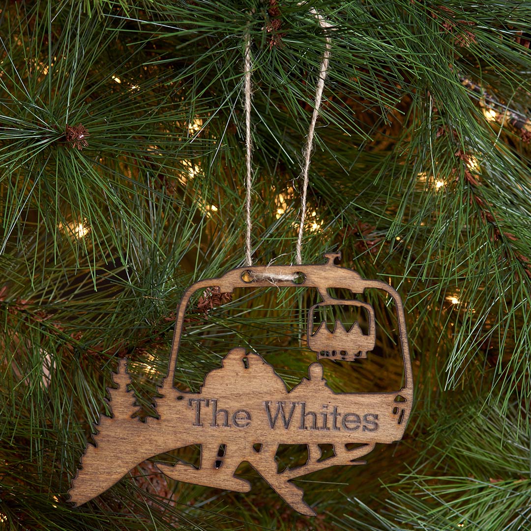 PERSONALIZED Chairlift Snowboard Family Christmas Ornament (๐บ๐ธ Made In The USA) - Powderaddicts