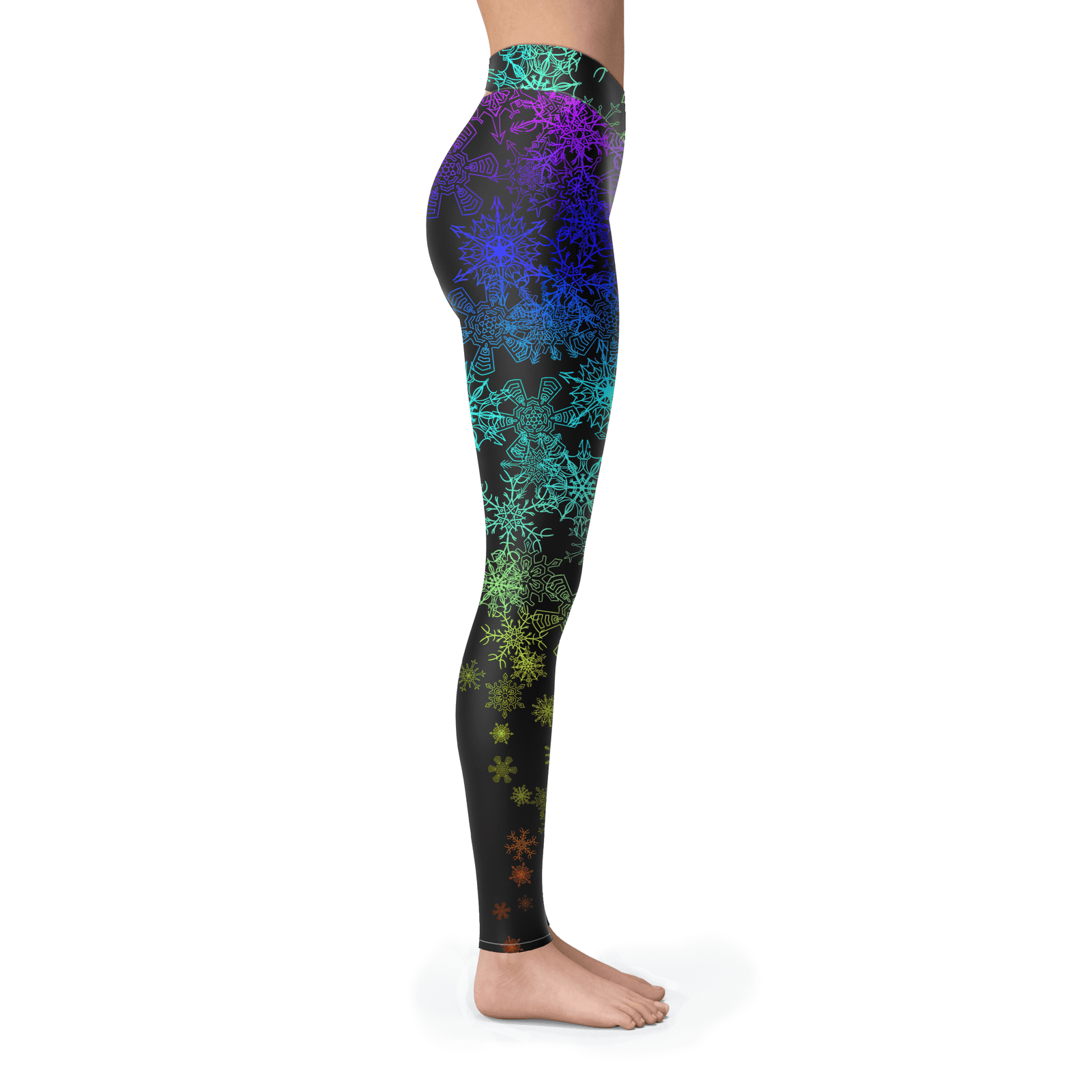 Rainbow Snow Leggings - Powderaddicts