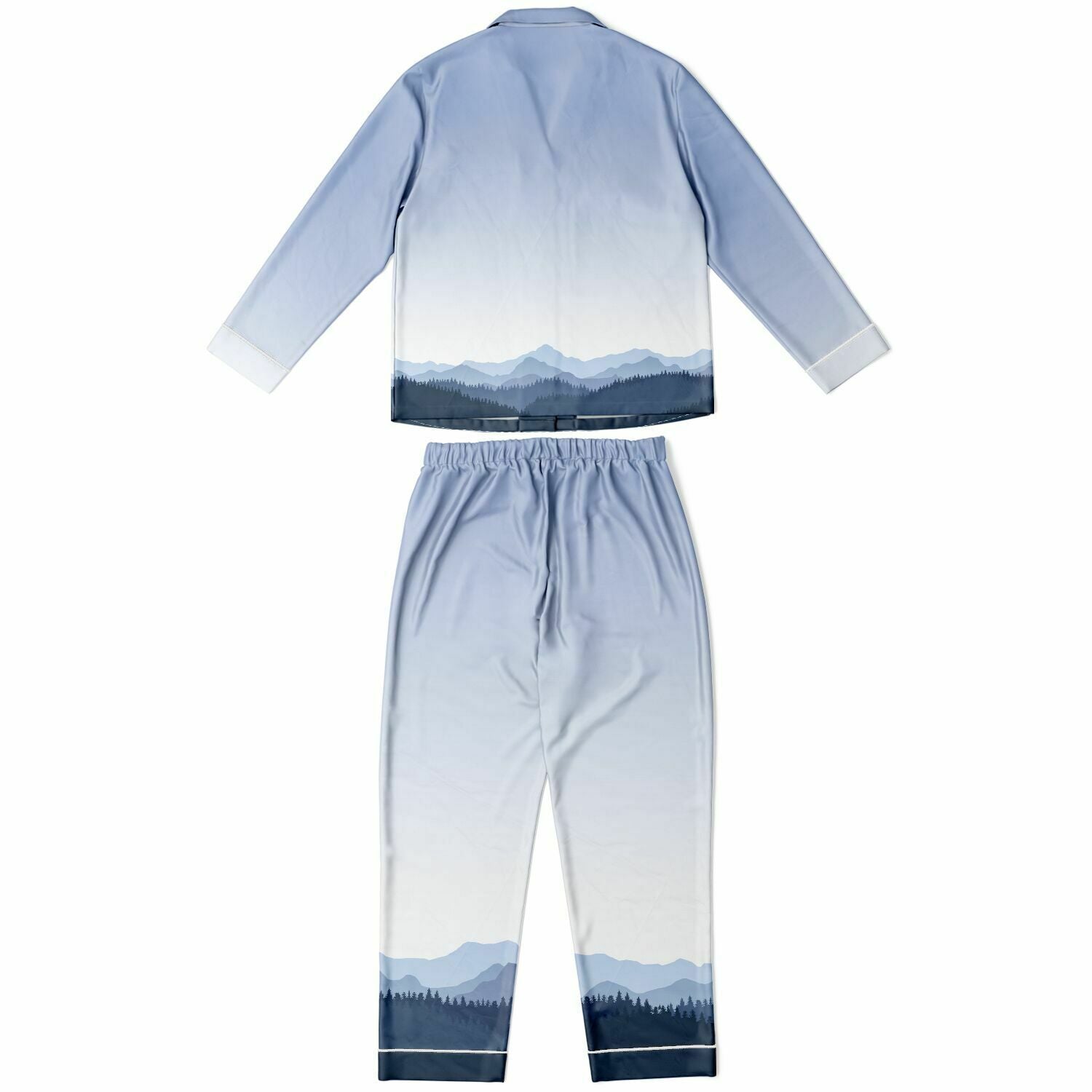 Mountain Gradient Satin Pajamas - Powderaddicts