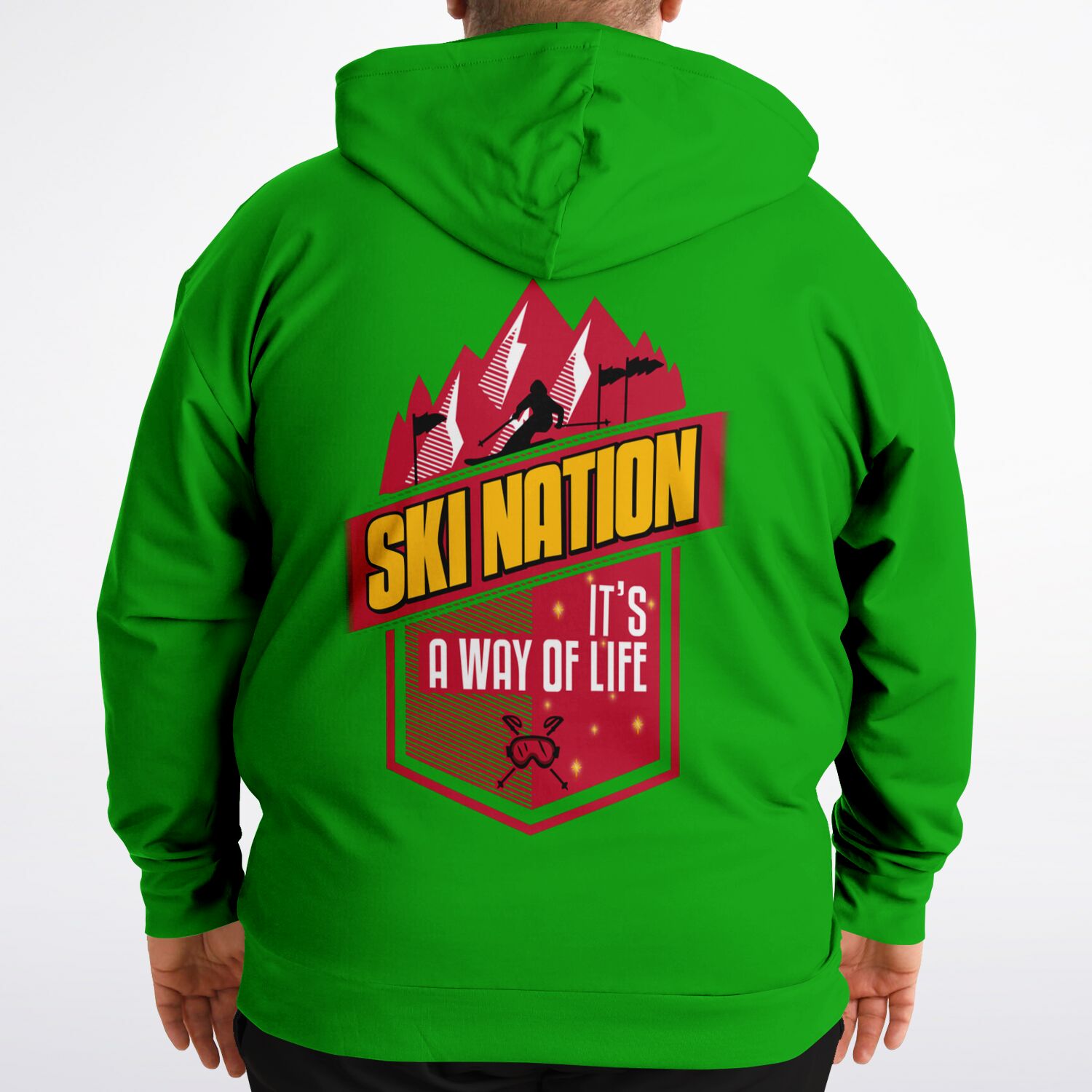 Ski Nation It's A Way Of Life Big and Tall Sizes