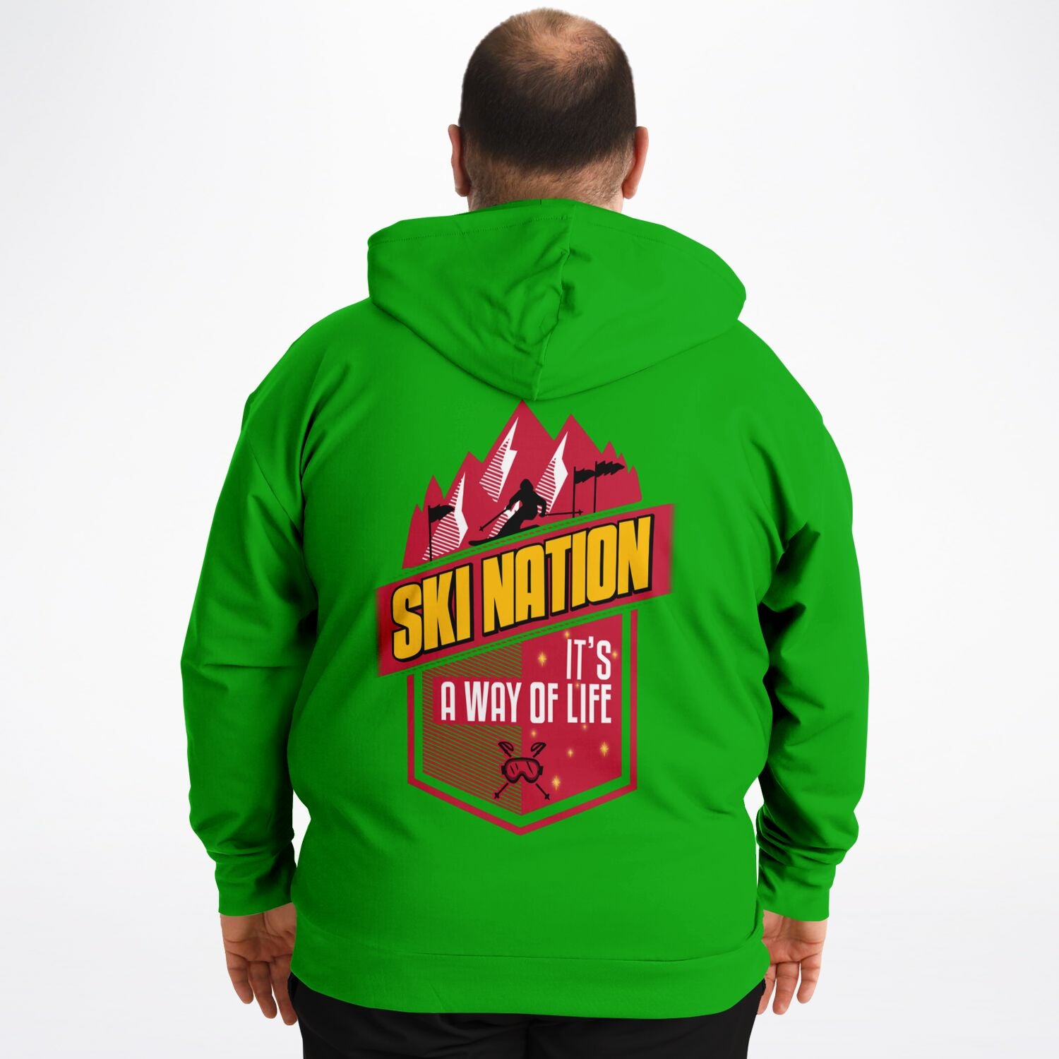 Ski Nation It's A Way Of Life Big and Tall Sizes