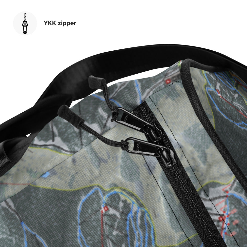 Park City, Utah Ski Trail Map Printed Duffle Bag - Powderaddicts