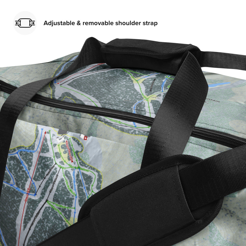 Laurel Mountain, Pennsylvania Ski Trail Map Duffle Bag - Powderaddicts