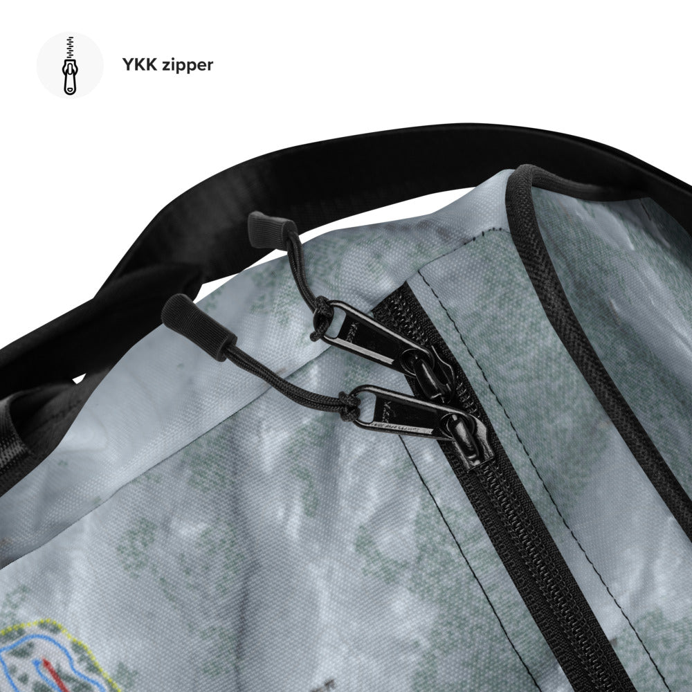 Heavenly, Nevada Ski Trail Map Duffle Bag - Powderaddicts