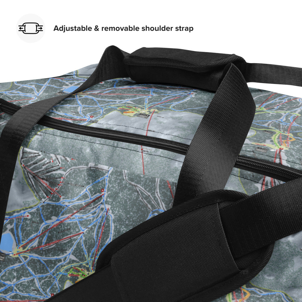 Heavenly, Nevada Ski Trail Map Duffle Bag - Powderaddicts