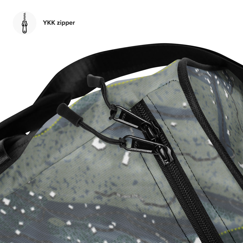 Sundance, Utah Ski Trail Map Printed Duffle Bag - Powderaddicts