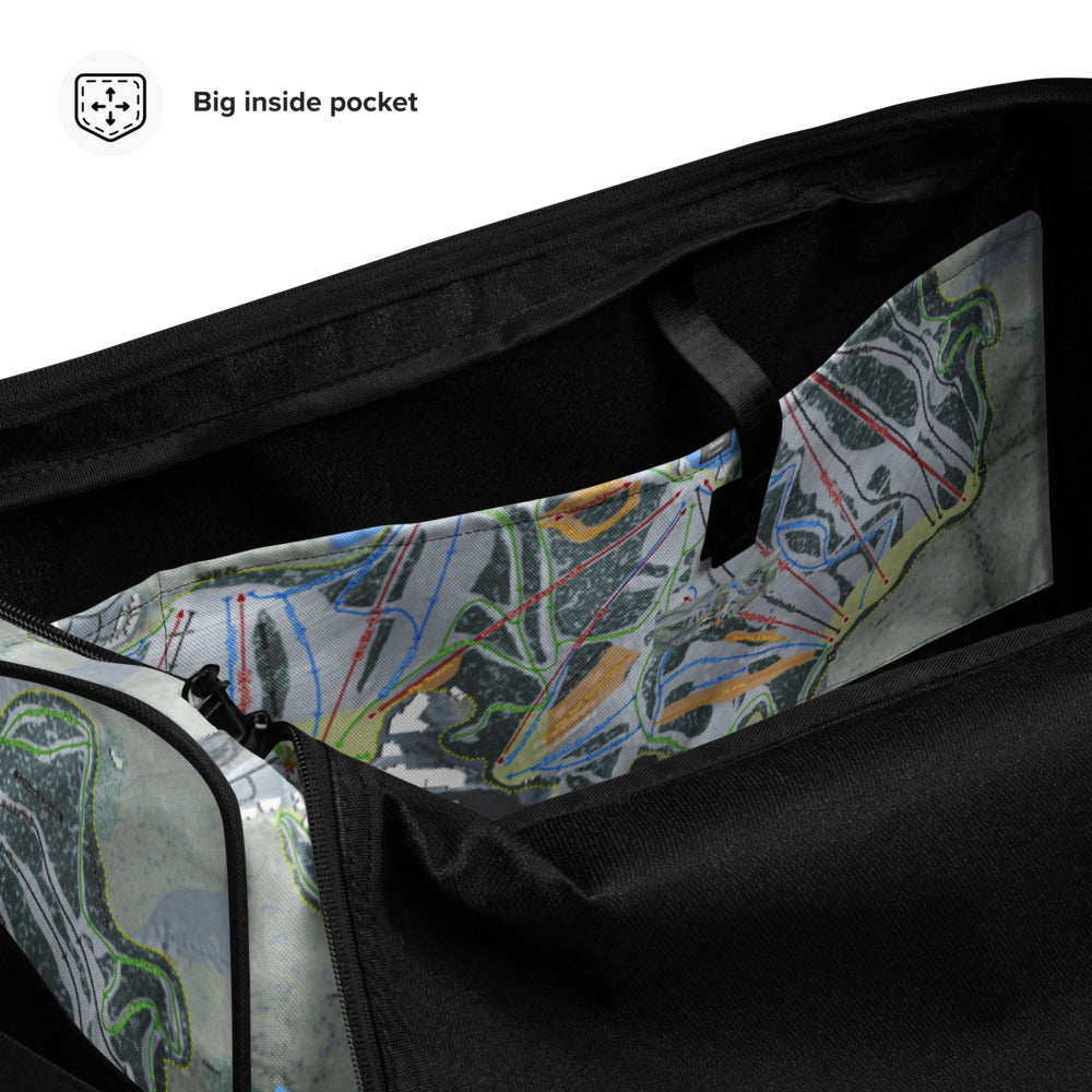 Seven Springs, Pennsylvania Ski Trail Map Duffle Bag - Powderaddicts