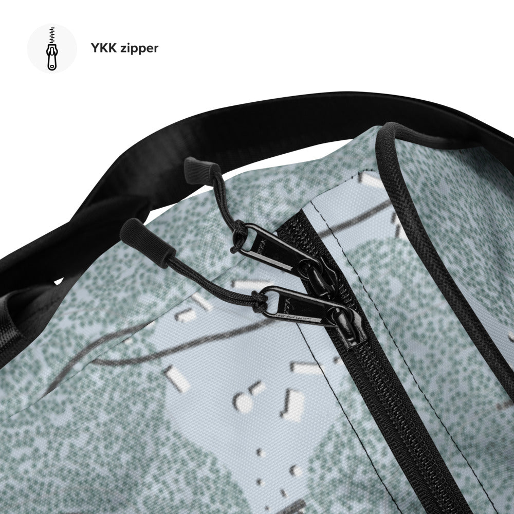 Mt Lemmon, Arizona Ski Trail Map Duffle Bag - Powderaddicts