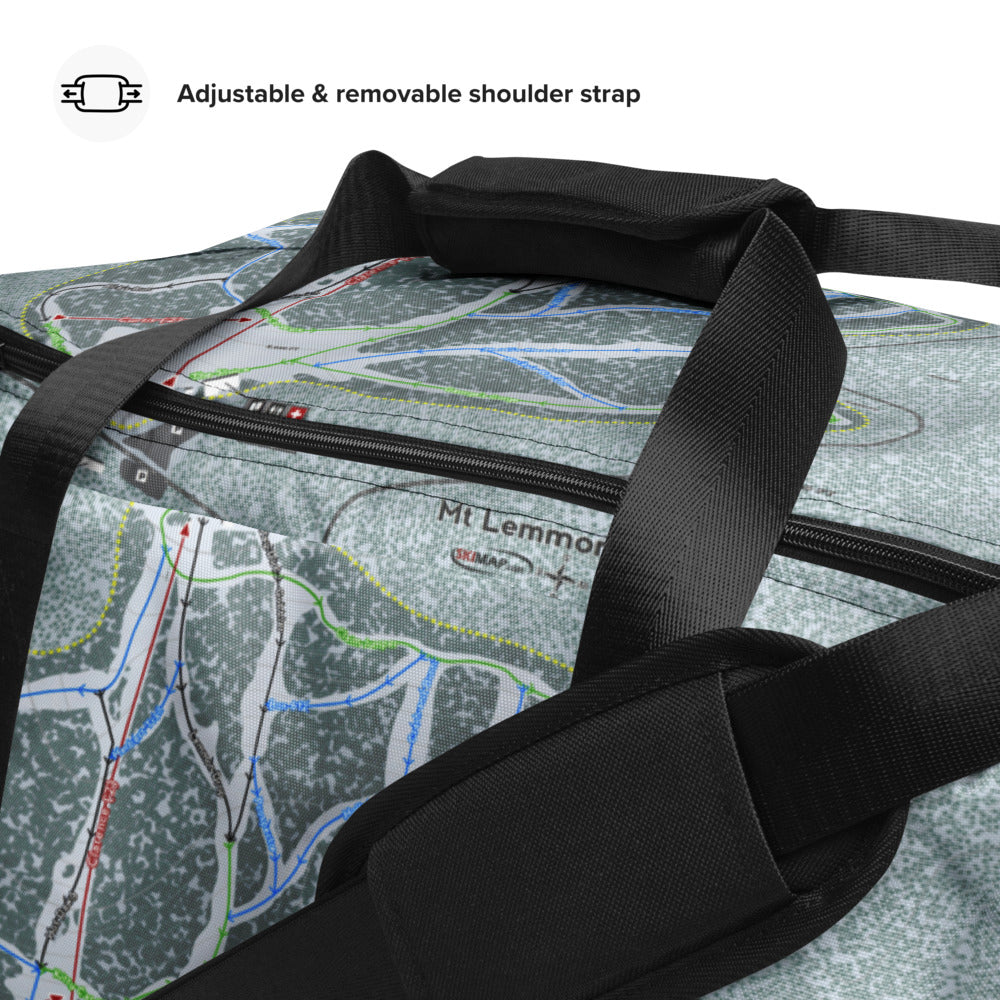 Mt Lemmon, Arizona Ski Trail Map Duffle Bag - Powderaddicts