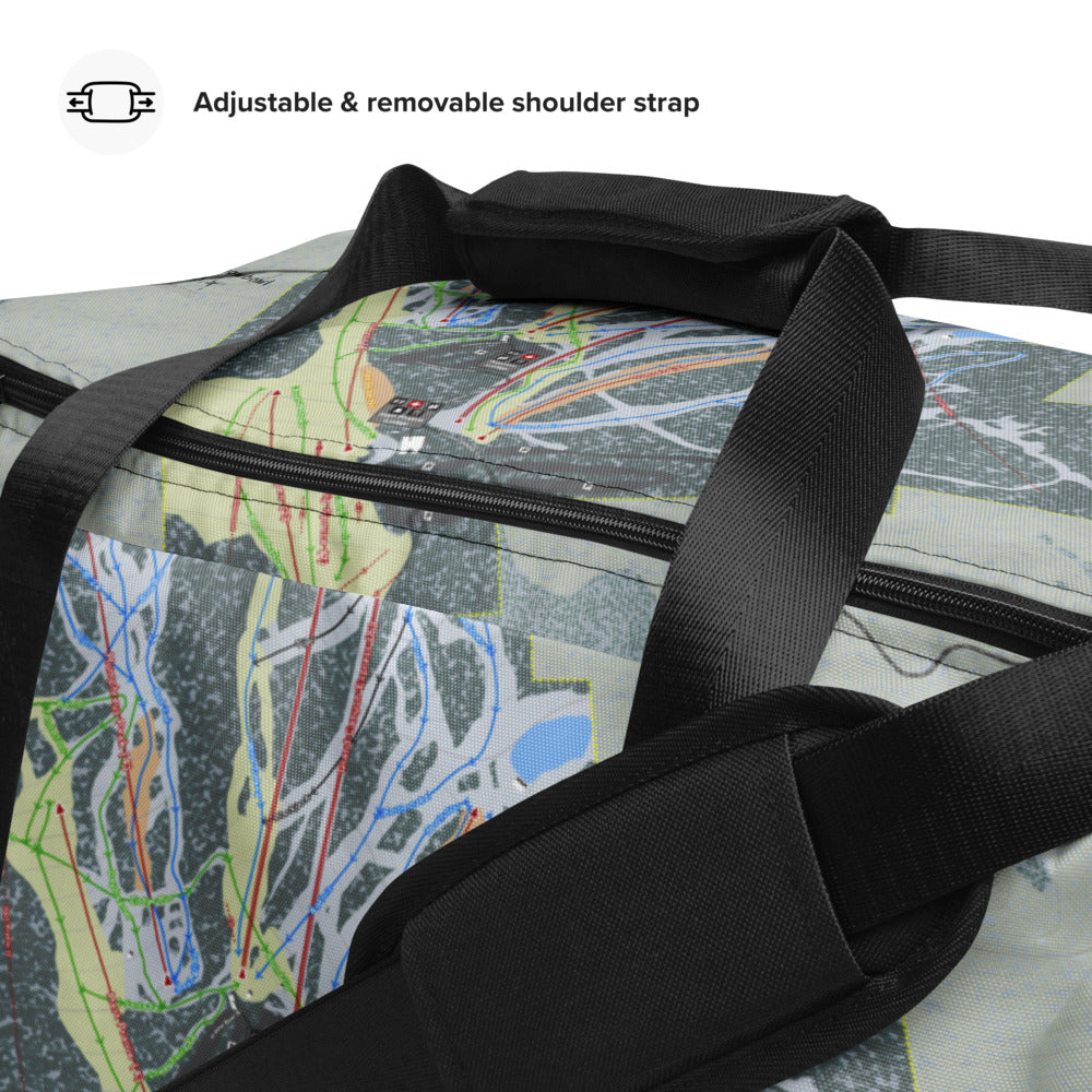 SnowBowl, Arizona Ski Trail Map Duffle Bag - Powderaddicts