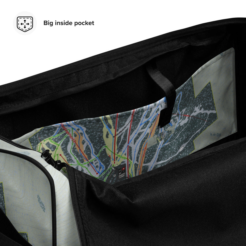 SnowBowl, Arizona Ski Trail Map Duffle Bag - Powderaddicts